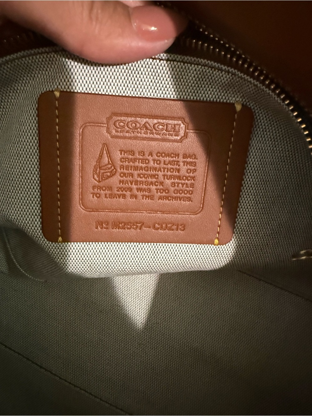 Coach Brown Suede Shoulder Bag with Front Pockets - Picture 4 of 16